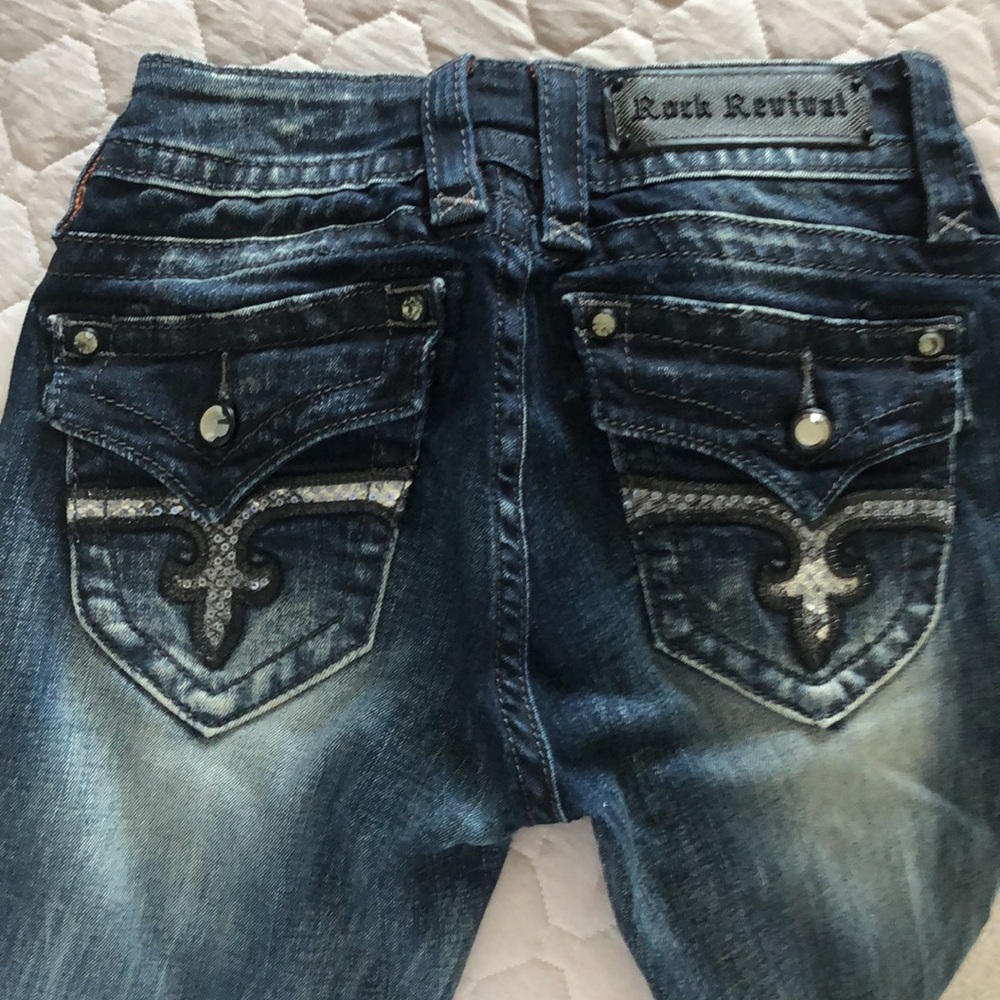2 jeans - 1x KUT and 1 x Rock revival jeans - Picture 9 of 9